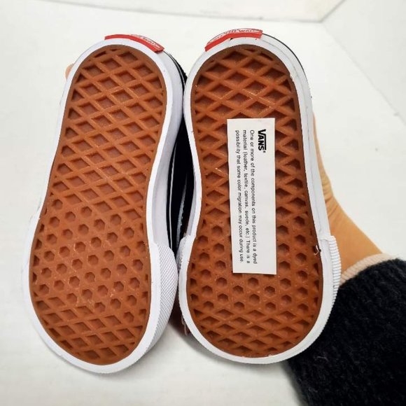 Vans Toddler Old School Shoes, Black Size 4 - Picture 4 of 4